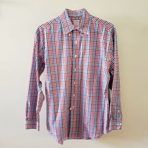 Brooks Brothers 346 Long Sleeve Plaid Shirt M